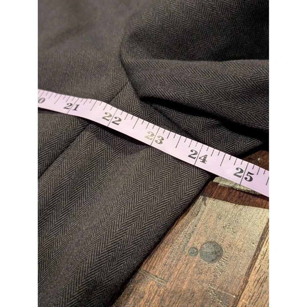 Michael Kors Coat Mens L Charcoal Herringbone Zip Quilted Lined‎ Water Resistant